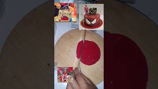 How to make fondant Spiderman wall eyes  fondant spider pastry [upl. by Higginson579]