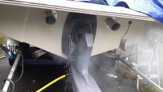 Powerquest Spectra thru hull exhaust Installation [upl. by Xet]