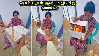 ரொம்ப நாள் ஆசை சீதூவுக்கு Surprise 🥰 Vinoth Seetha [upl. by Norword]