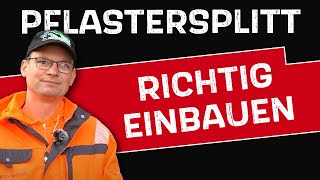 SELBST PFLASTERN  Pflasterbettung ANLEITUNG für ein optimales Ergebnis [upl. by Koby]