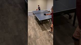 gamepoint tabletennis pingpong match with 8yearoldkid subscribe [upl. by Nylaroc]