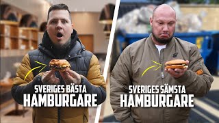 Sveriges Bästa VS Sämsta Hamburgare [upl. by Alderman]