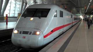 HD German ICE highspeed trains at Frankfurt Airport [upl. by Leena650]