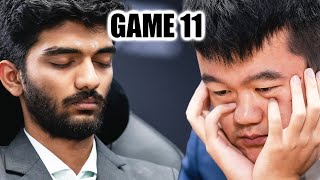 Gukesh vs Ding Liren  GAME 11  FIDE World Chess Championship Match 2024 [upl. by Arturo]