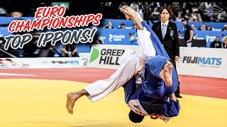 TOP IPPONS  European Judo Championships 2023 [upl. by Terrill965]