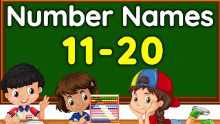 Number names  Number Names 11 20  Number spelling  Learn Numbers  Number 11 to 20  numbername [upl. by Meesak486]