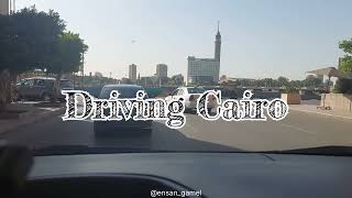 Driving Cairo 28Sept2023  egyptian drive cityview citytour street [upl. by Dave]