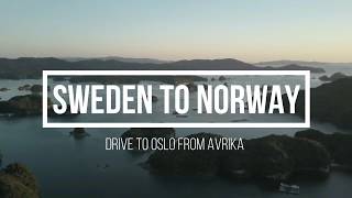 Driving from Arvika Sweden to Oslo Norway by Car [upl. by Adlemi]