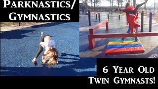 PARKNASTICS  GYMNASTICS CLIPS ANNIE amp ALLIE [upl. by Enasus19]