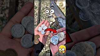 Metal Coin’s Vs Plastic Coin’s  Train vs Coins challenge railway [upl. by Tadd109]