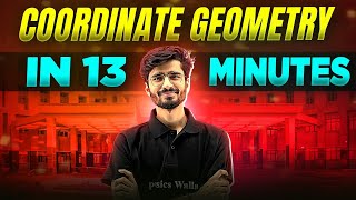 Coordinate Geometry  Complete Chapter In 13 Minutes  Class 10th Board [upl. by Kessiah866]