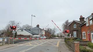 Level Crossing  Westerfield Road Westerfield [upl. by Roseanne]