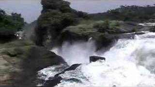 Murchison Falls on River Nile in Uganda [upl. by Ruhtracm]