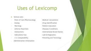 LEXICOMP Final COPY PPT vid [upl. by Aztiray]