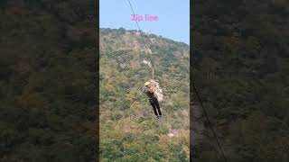 zipline adventure enjoylife shortvideo viralvideo [upl. by Ramuk]