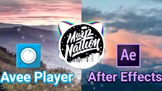 Trap Nation Template Avee Player 999 Video Demonstration [upl. by Tewell]