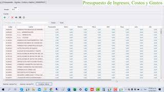 Presupuesto de Ingresos Costos y Gastos [upl. by Emmons2]