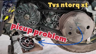 scooty ka picup kaise thik karen  ntorq 125 picup problem ll ntorq 125 variator rollers greasing 🛵 [upl. by Hpsoj]