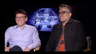 AVENGERS ENDGAME Interview Russo Brothers Talk Best Fan Theories Which Actors Ask For Spoilers [upl. by Wehttan]