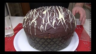 Panettone Barbato 2018 al Cioccolato Farcito con Nutella e Classico [upl. by Crispas]