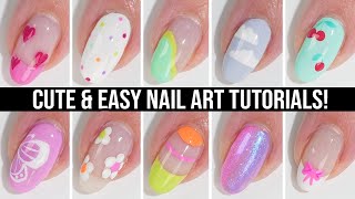 NAIL ART DESIGNS 2024  BEST CUTE amp EASY SPRING NAIL ART FOR BEGINNERS COMPILATION [upl. by Onibag]