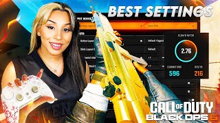 THE BEST BLACK OPS 6 SETTINGS 😍 Aim Assist Movement amp Controller settings [upl. by Wieren]