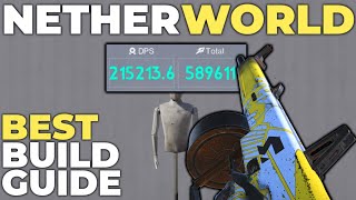 BEST ENDGAME NETHERWORLD FAST GUNNER WEAKSPOT BUILD GUIDE  ONCE HUMAN [upl. by Nylinej594]