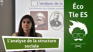 Économie  Terminale  Lanalyse de la structure sociale [upl. by Ahsaya247]