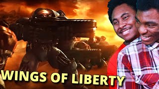 NON STARCRAFT FANS react to Starcraft II Wings of Liberty All Cutscenes Part 1 [upl. by Amarillis]