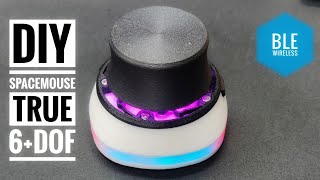 Nebula Mouse V0 Full 6DOF wireless Bluetooth connectivity DIY Spacemouse [upl. by Diannne436]