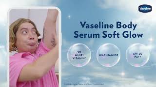 Vaseline Soft Glow Body Serum Bintang 5 FEMALE 2135  15s [upl. by Lesoj865]