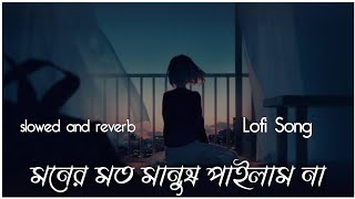 Title Song  Moner Moto Manush Pailam Na Lofi  মনের মতো মানুষ পাইলাম না Lofi  Slowed And Reverb [upl. by Amo122]