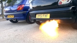 Ford Fiesta MK5 ZetecS Omex Limiter Exhaust Pops [upl. by Snah]