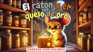 🐭✨ El Ratón y el Queso de Oro 🧀 Cuentos infantiles  Cuentos para dormir en español [upl. by Cedell]