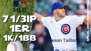 Jameson Taillon April 29 2024  MLB highlights [upl. by Johann]