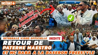 VidéoOfficielleInédite RETOUR de Paterne Maestro et MC Baba de la BASERON à Suivre avec Attention [upl. by Eybbob574]