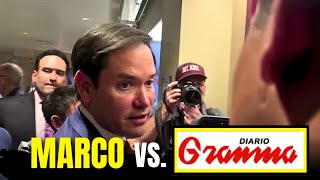 😱‼️Marco Rubio Humilla a Periodista Cubano del Periódico Granma [upl. by Urina]