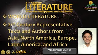 World Literature Texts amp Authors  Asia North America Europe Latin America amp Africa [upl. by Leanor420]