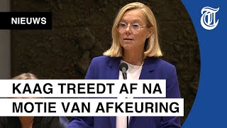 Kaag Minister moet gaan als beleid wordt afgekeurd [upl. by Eneleahcim]