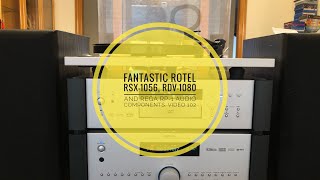 Rotel RSX1056 RDV1080 and Rega RP1 [upl. by Narton]