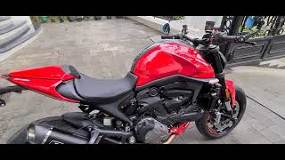 Ducati Monster 937 Arrow Single Carbon Black [upl. by Massey]