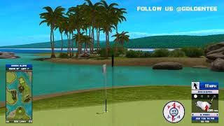 Golden Tee Great Shot on Bahama Isles [upl. by Eikcir340]