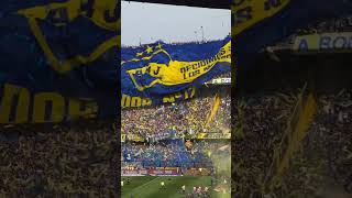 Boca Juniors fans create an amazing atmosphere vs River Plate in the Superclassico at the Bombonera [upl. by Ahseek]