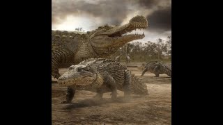 Ataque de Trio de Sarcosuchus Vs Duo Trex  Path Of Titans [upl. by Navert638]