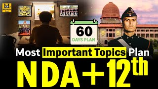 NDA Most Important Topics Study Plan  NDA Prepartion Plan with Class 12  Shubham Varshney SSB [upl. by Strickler]