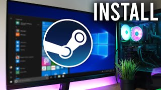 How To Download Steam On Windows 10 amp Mac  Install Steam [upl. by Ellatsyrc573]