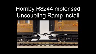 Hornby R8244 motorised Uncoupling Ramp installation [upl. by Culliton]