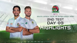 Bangladesh vs South Africa Highlights  2nd Test  Day 3  South Africa tour of Bangladesh 2024 [upl. by Teerell435]