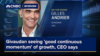 Givaudan seeing good continuous momentum of growth CEO says [upl. by Schaper]