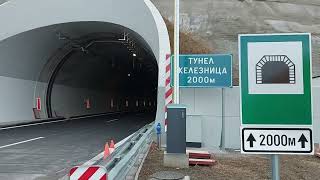 Zheleznitsa tunnel in Bulgaria  large road tunnel project Ambient  System tunnel application [upl. by Ysset]